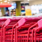 Supermarket Trolley Shopping Retail Business concept