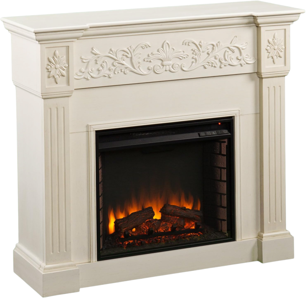 Best Electric Fireplace with Mantel: SEI Furniture