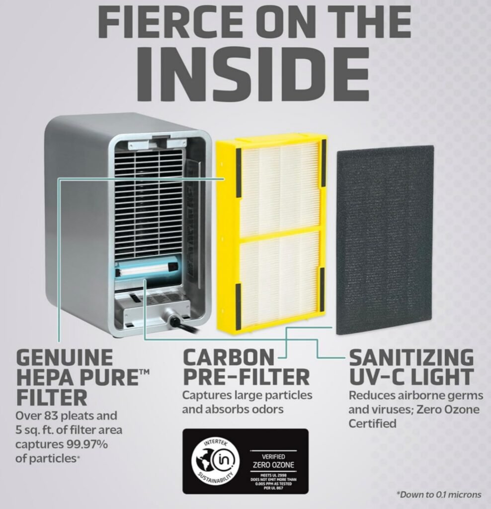 GermGuardian AC4100 Air Filter Types