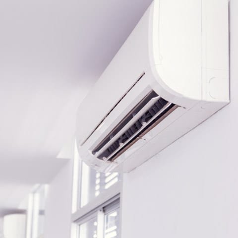 air conditioner on wall