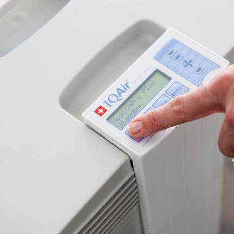 iqair healthpro plus controls
